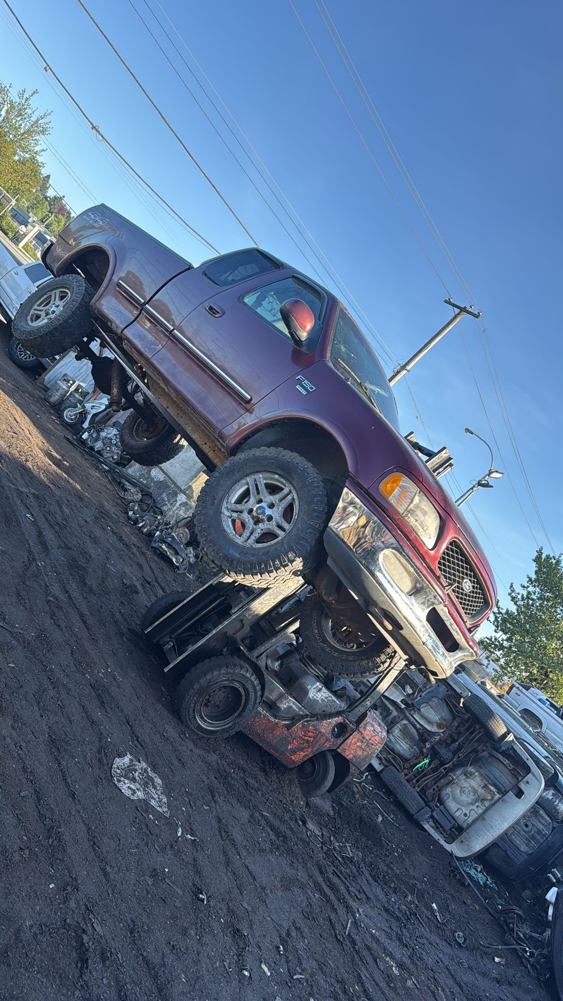 Junk vehicle pickup by East Van Auto Recyclers in East Vancouver